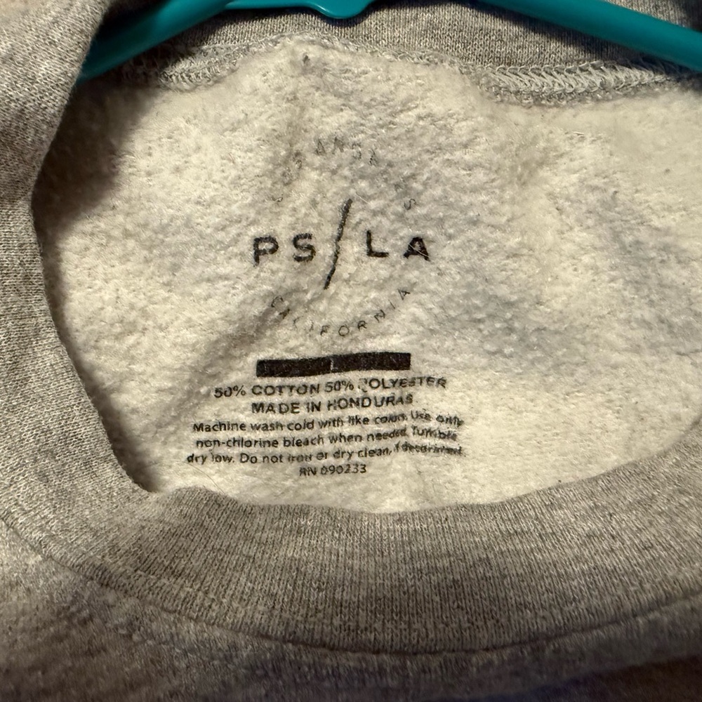 PacSun Gray Meowy Christmas Cat Sweatshirt - Picture 3 of 3